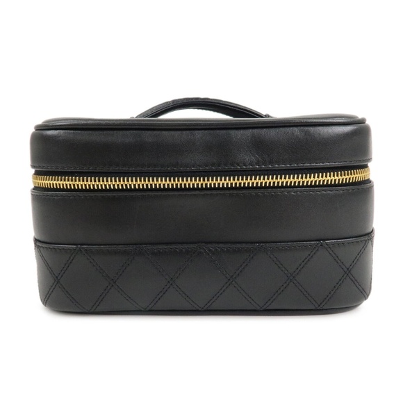 Chanel Lamb Skin Vanity Bag Cosmetic Pouch - Picture 1 of 16